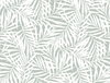 Oahu Fronds Light Green & White Wallpaper, by York Wall, 27' length x 2'3" width x 0.02" depth thumbnail