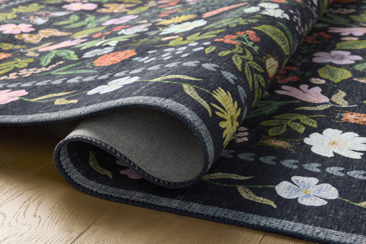 Rifle Paper Co. x Loloi Canopy Rug, 1'6" length x 1'6" width View 4