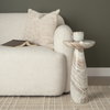 Khloe 20x20 Cream Square Pillow Cover, Decorative Pillow by Mercana, 20" length x 0.5" width x 20" height thumbnail 5