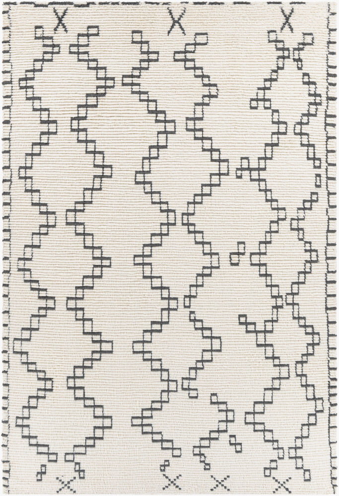 Beni Ourain Handmade Rug, by Surya, 9' length x 6' width