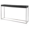 Jase Black Concrete Console Table, Furniture by Uttermost, 54" width x 31.25" height x 11" depth thumbnail 4