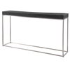 Jase Black Concrete Console Table, by Uttermost, 54" width x 31.25" height x 11" depth thumbnail 4