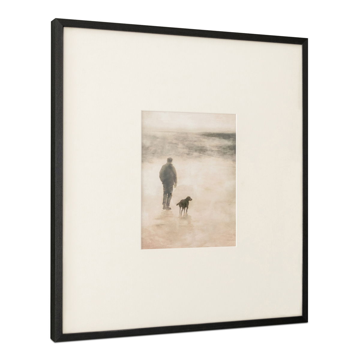 Strand 1 Framed Print, Painting by Moe's Home, 22" width x 25" height x 1.75" depth View 2