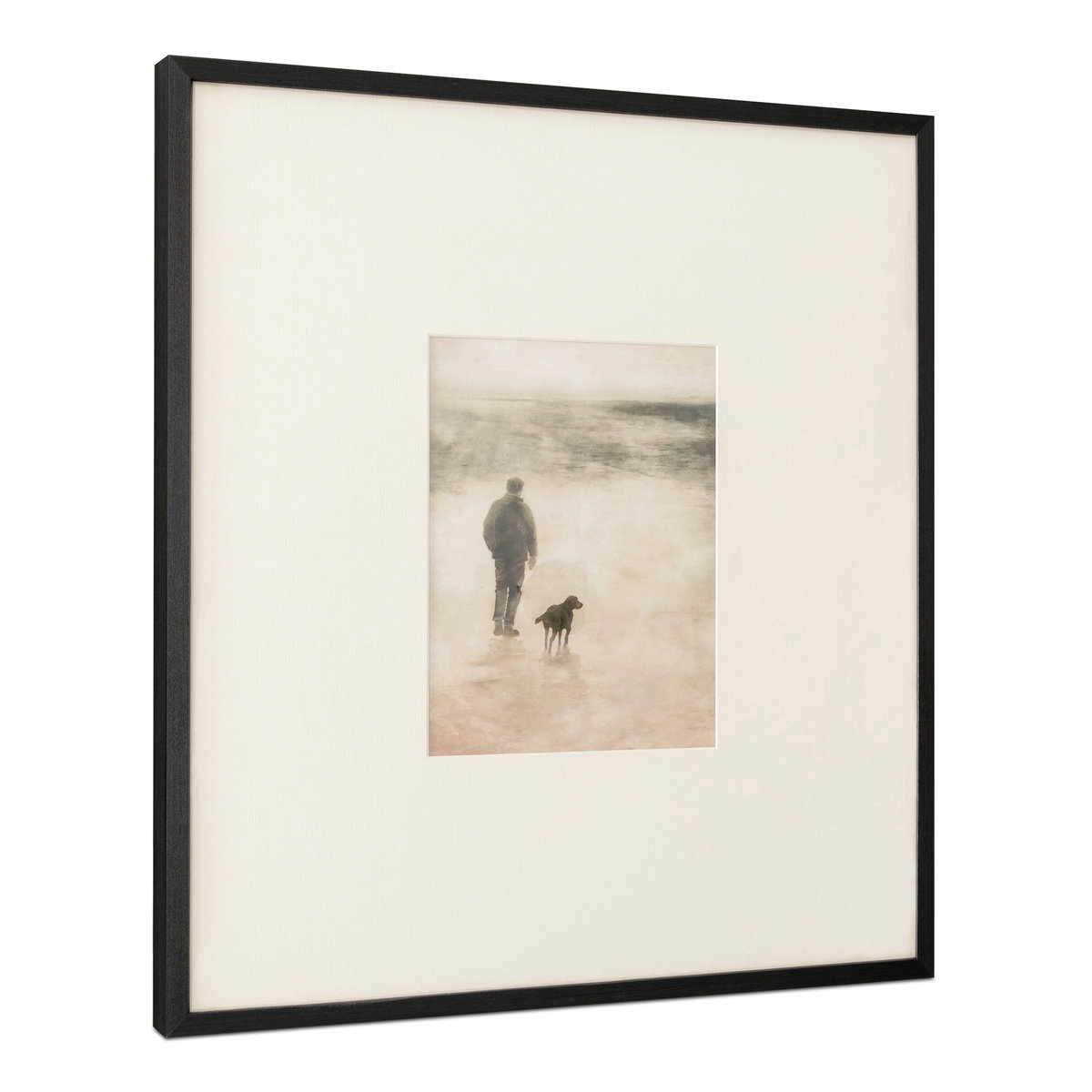 Strand 1 Framed Print, Painting by Moe's Home, 22" width x 25" height x 1.75" depth View 2