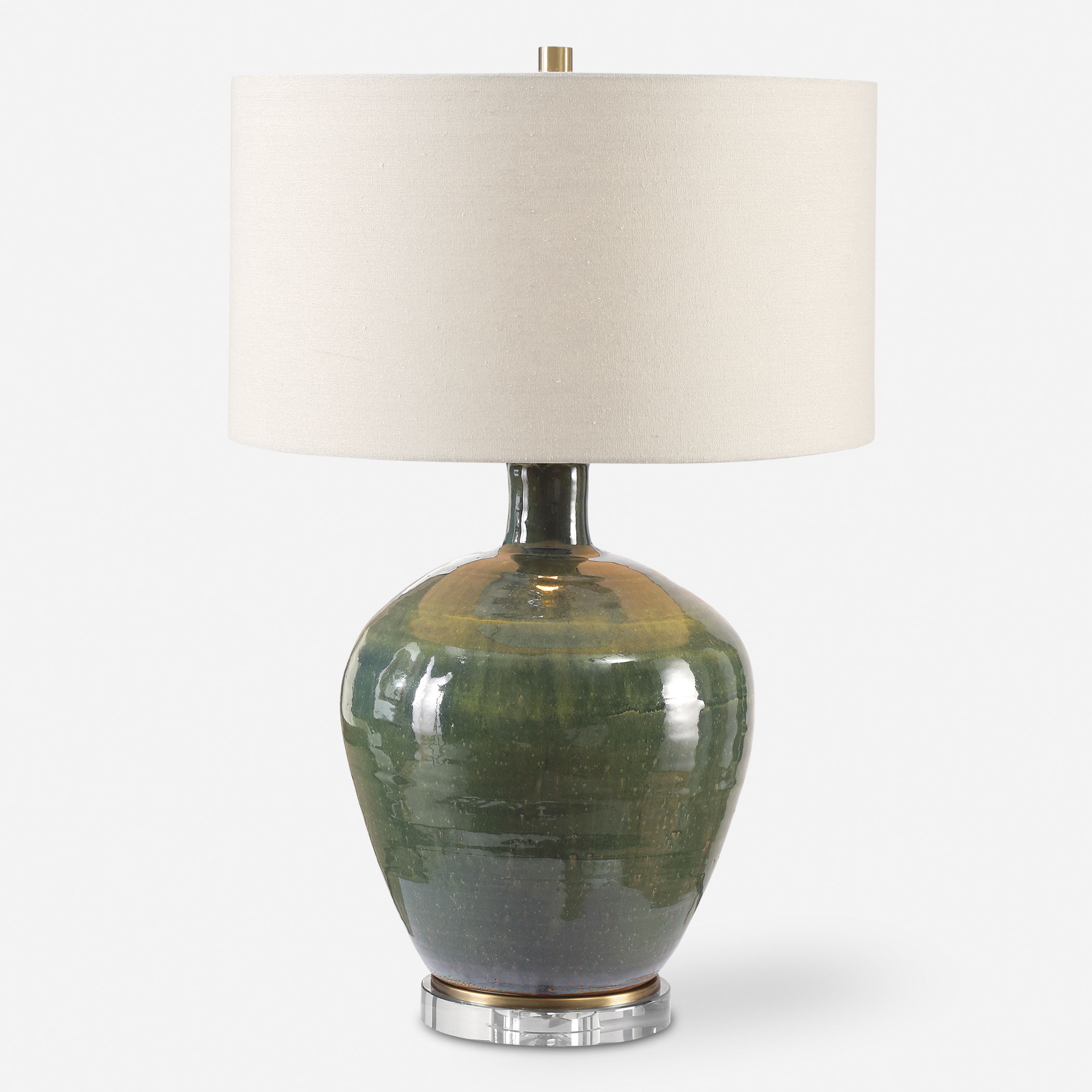 Elva Emerald Table Lamp large image 