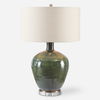 Elva Emerald Table Lamp thumbnail 0