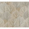 Leaf Concerto Taupe Wallpaper thumbnail 0