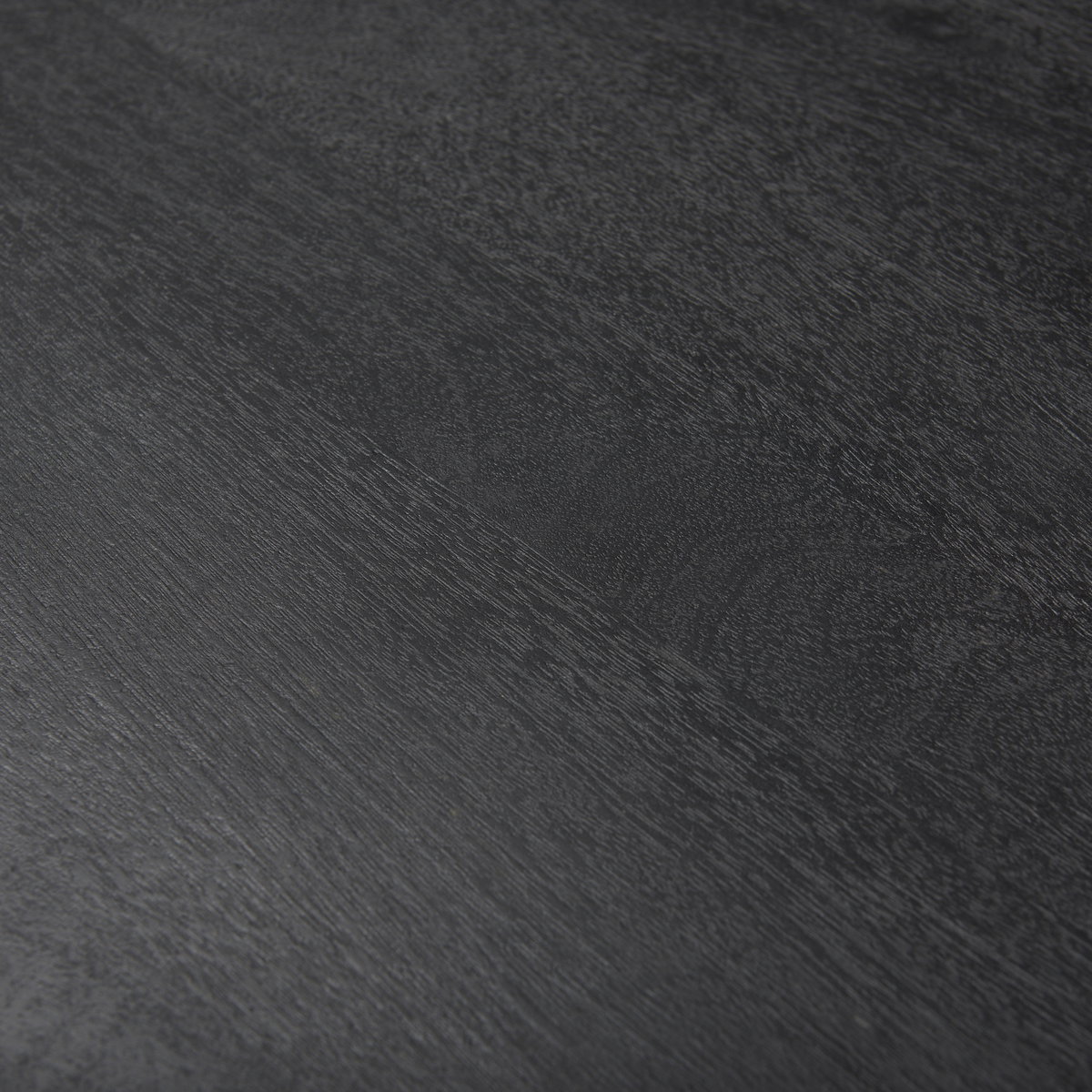 Forsey  28.0L x 45.3W x 18.0H Black Solid Wood Round Coffee Table, by Mercana, 45" length x 45" width x 18" height View 2