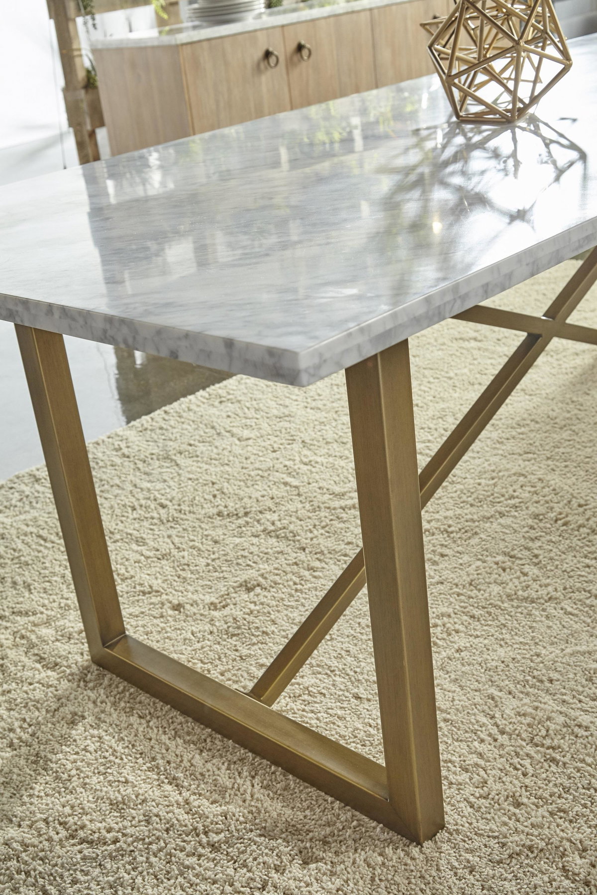 Carrera Dining Table, by Essentials for Living, 86.5" width x 30.5" height x 39.5" depth View 6