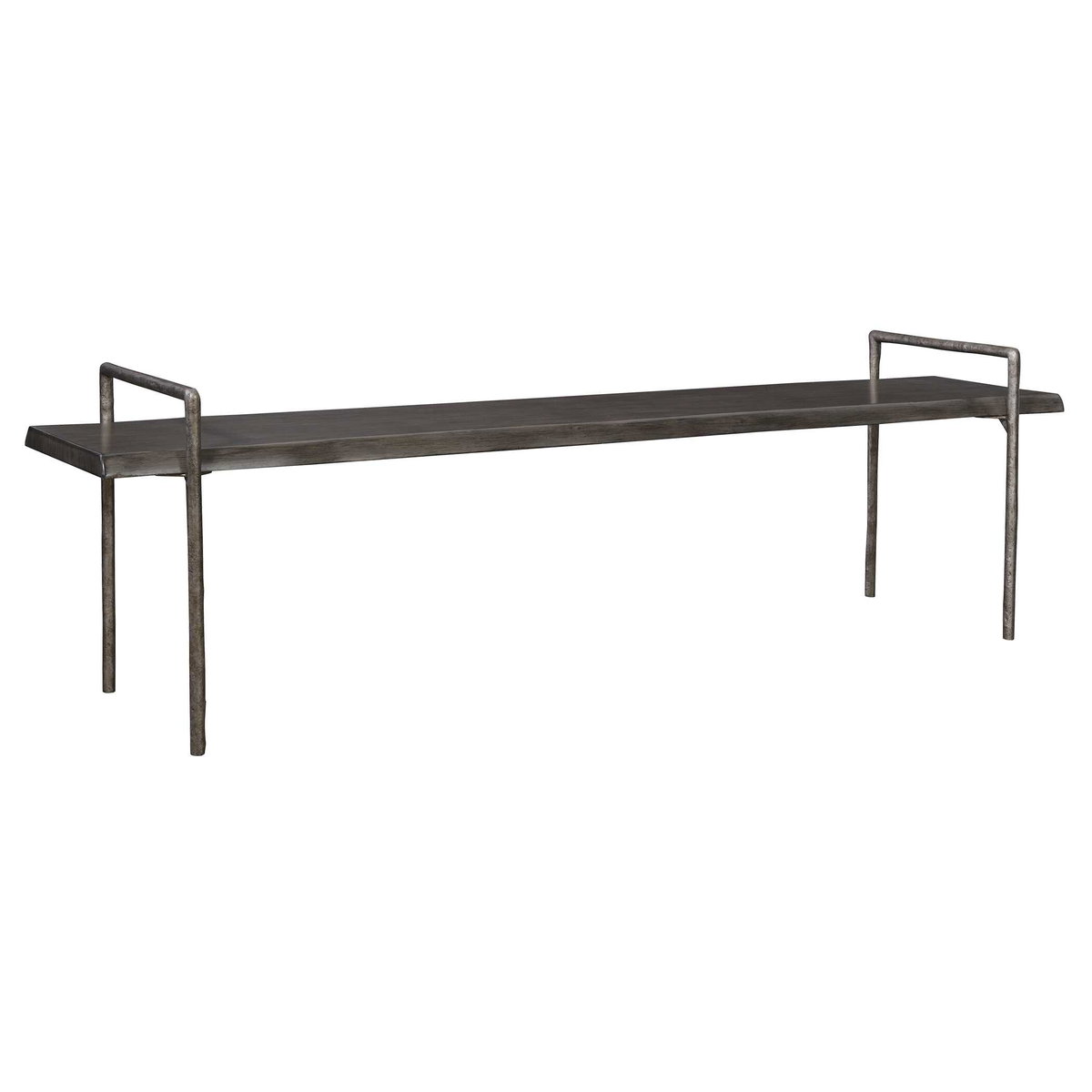 Chandos Wooden Bench, by Uttermost, 6'4" width x 1'11" height x 1'6" depth View 4