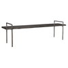 Chandos Wooden Bench, by Uttermost, 6'4" width x 1'11" height x 1'6" depth thumbnail 4