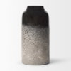Emu Short Black with Gray Vase, by Mercana, 5.2" length x 5.2" width x 10.08" height thumbnail 6