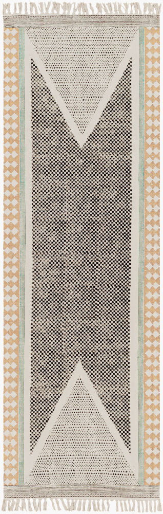 July Handmade Rug, by Surya, 8' length x 2'6" width