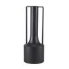 Tovi Tall Matte Black Narrow Metal Vase thumbnail 0