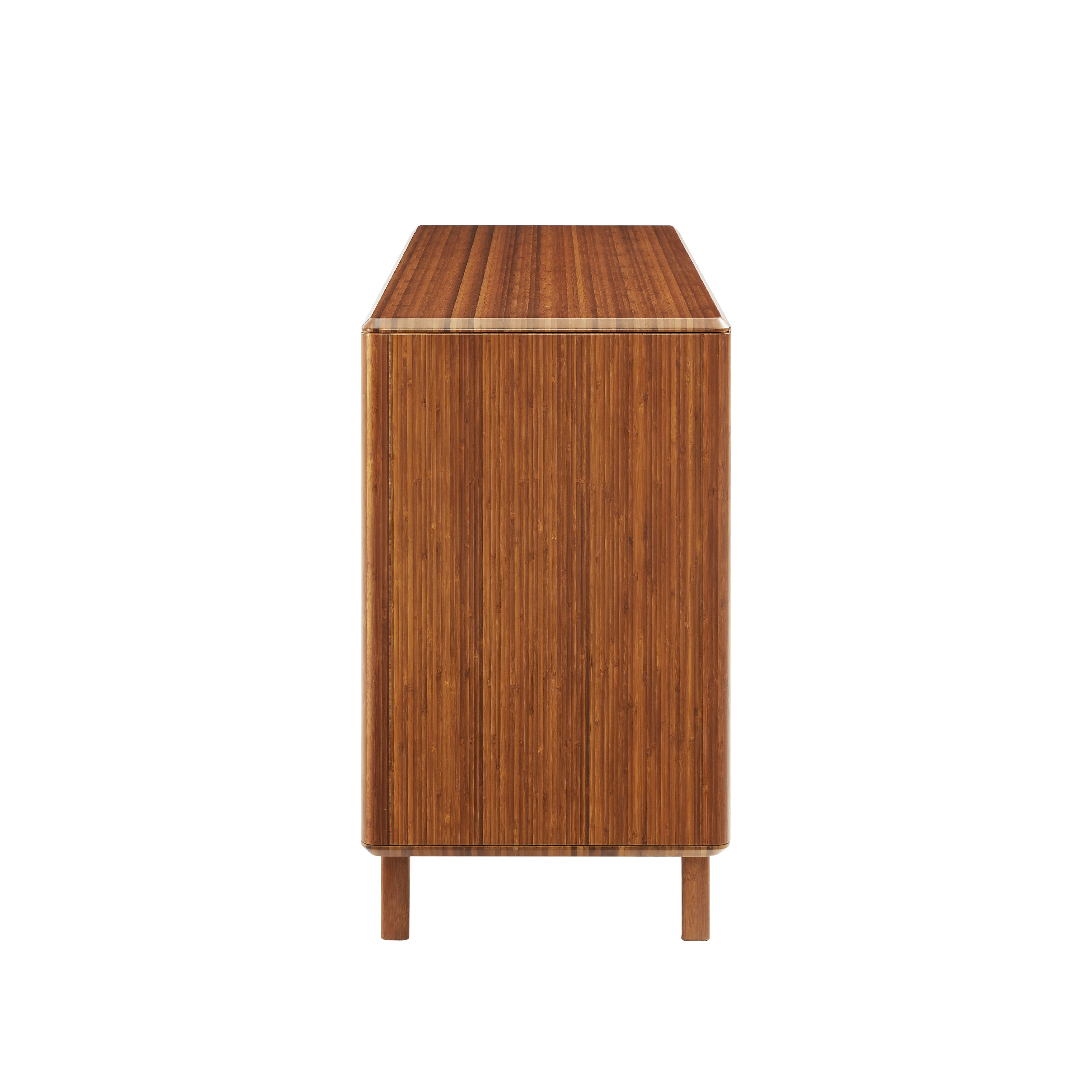 Currant Six Drawer Double Dresser, Amber, by Greenington, 19" length x 64" width x 34.25" height View 5