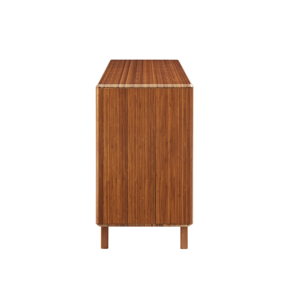 Currant Six Drawer Double Dresser, Amber, by Greenington, 19" length x 64" width x 34.25" height View 5