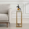 Midas Thick Crystal Accent Table, Side & End Table by Uttermost, 24" width x 24" height x 8.62" depth thumbnail 4