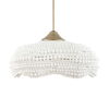 Biddeford 5 Light White Beaded Pendant 2 Biddeford 5 Light White Beaded Pendant thumbnail 2