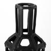 Brunel Large Black Drum-Shaped Ceramic Vase, by Mercana, 3.94" length x 3.94" width x 12.01" height thumbnail 7