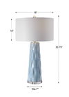 Brienne Light Blue Table Lamp thumbnail 2