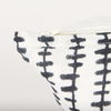 Jenna Cream with Black Print Linen Square Decorative Pillow Cover thumbnail 9