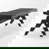 Arvin  Black Wooden Bench thumbnail 4
