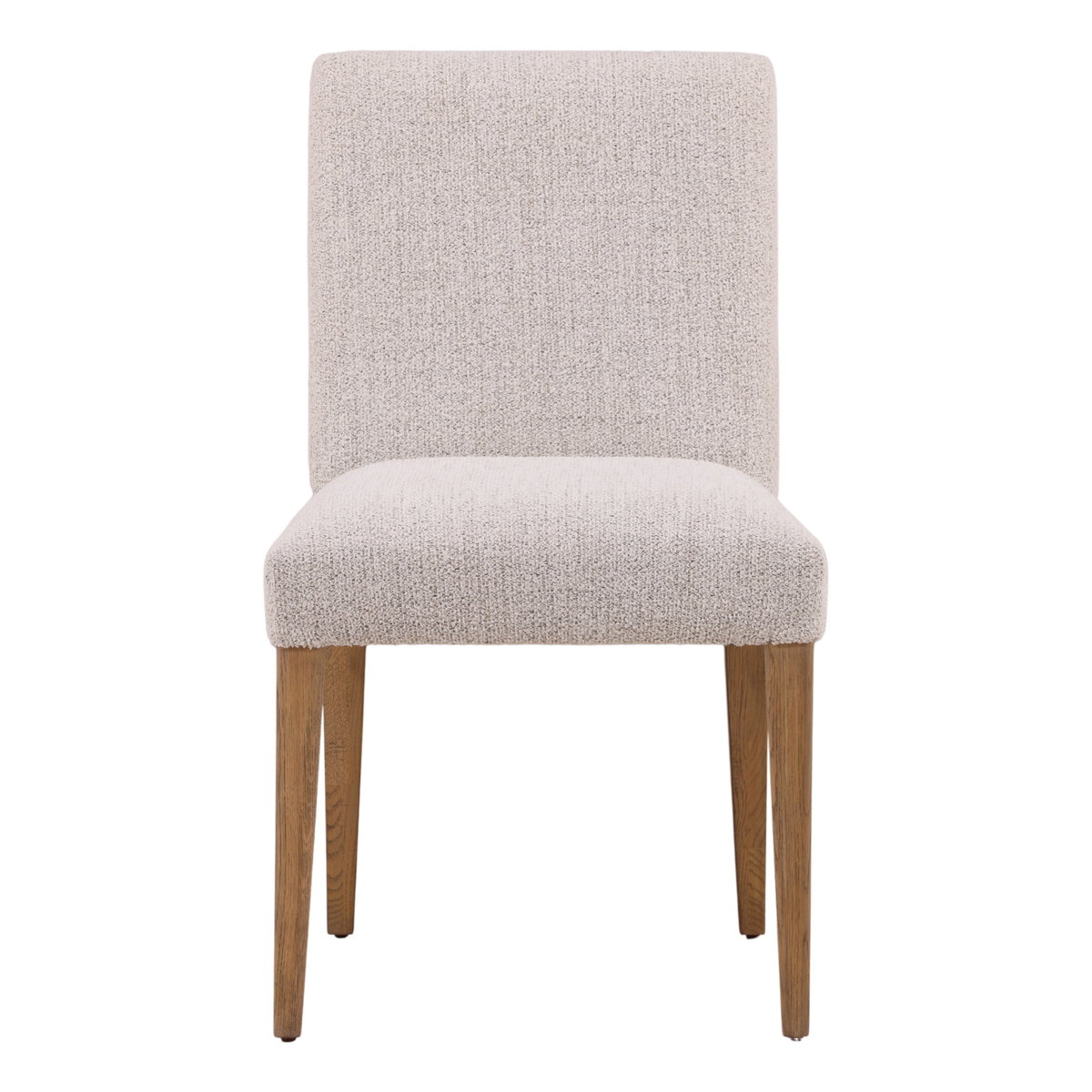 Larkin Dining Chair Set of 2 Taupe, by Dovetail, 20.5" width x 34.5" height x 26" depth View 2