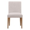 Larkin Dining Chair Set of 2 Taupe, by Dovetail, 20.5" width x 34.5" height x 26" depth thumbnail 2