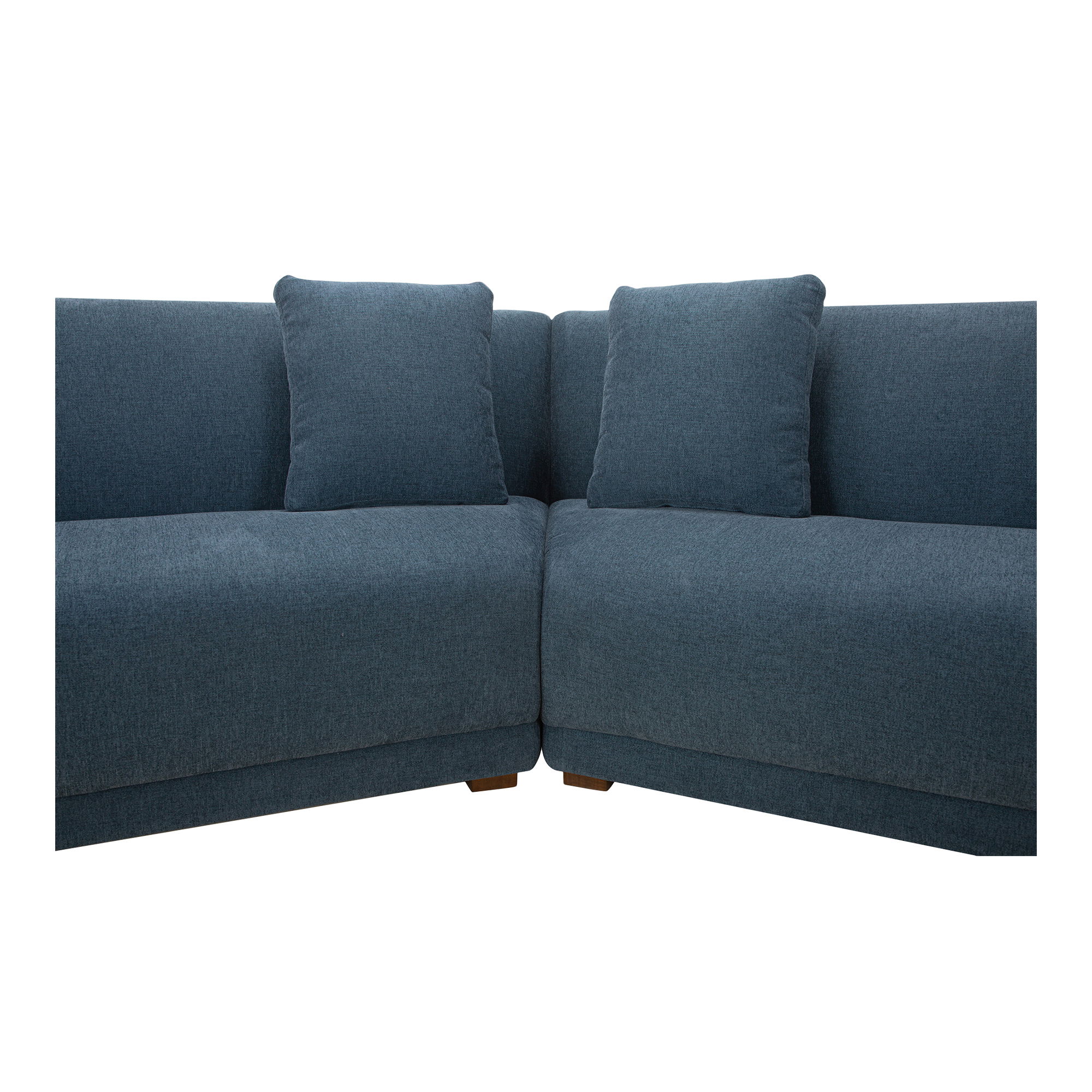 Fraser 3 Piece Modular Sectional With Slipper Deep Blue large image 