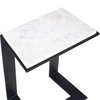 Kenora White Marble Accent Table, Side & End Table by Uttermost, 18" width x 22.5" height x 11.75" depth thumbnail 9