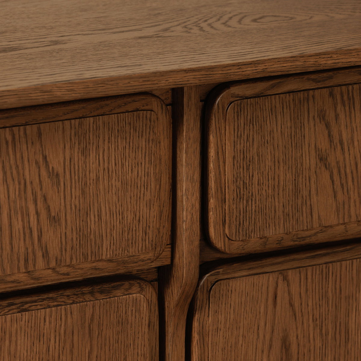 Caroline Sideboard Warm Brown, Cabinets & Sideboard by Moe's Home, 78.5" width x 32" height x 19.76" depth View 8