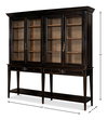 Beacon Hill Display Case, Ebony, Shelving & Bookcase by Sarreid, 88" length x 17" width x 85" height thumbnail 13