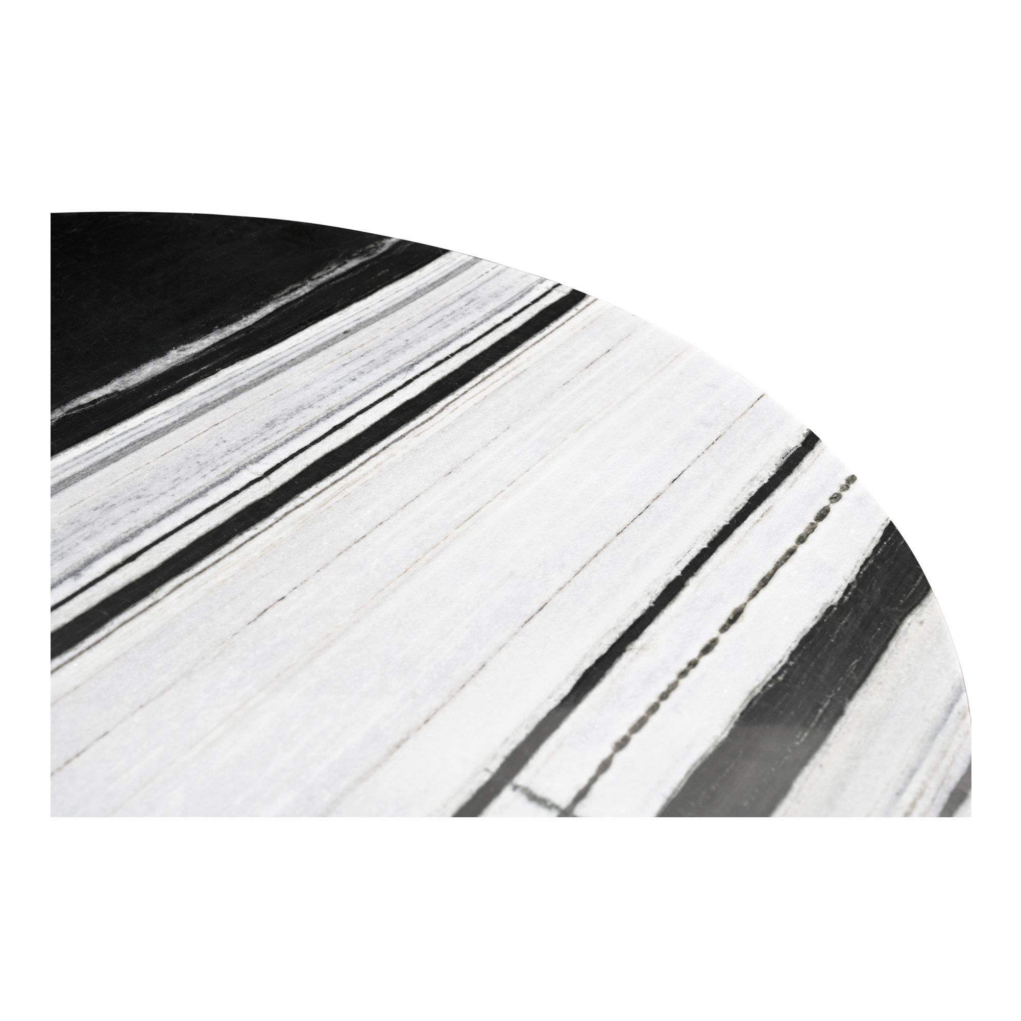 Celia Round Dining Table Panda Marble large image 