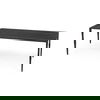 Timothy 42.0 X 22.0 X 15.5 Ebony Black Iron Coffee Table thumbnail 0
