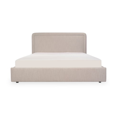 Simon King Storage Bed Flecked Beige
