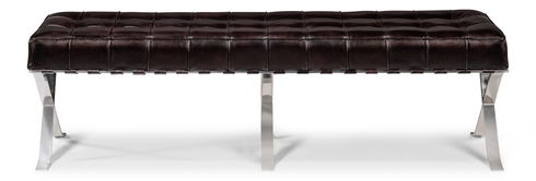 Catalunya Long Bench, Dark Brown