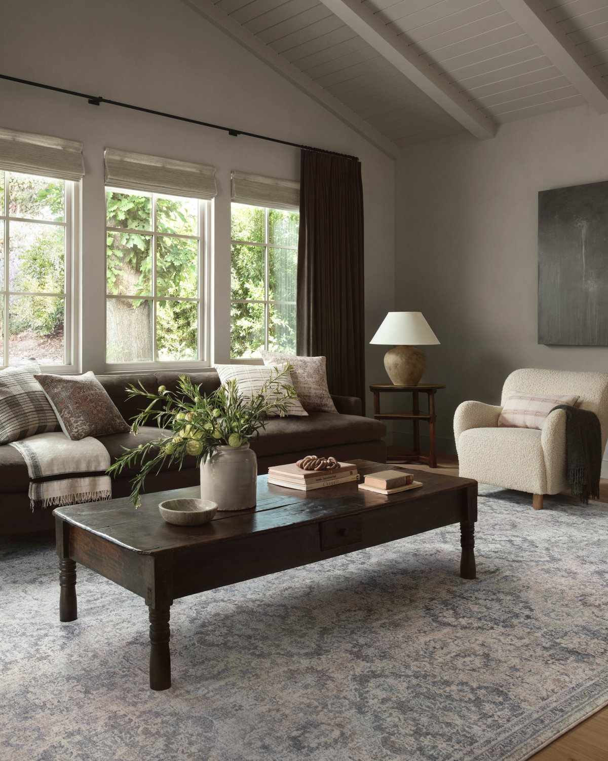 Amber Lewis x Loloi Zuma Rug, 1'6" length x 1'6" width View 2
