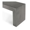 Lazarus Outdoor Bench Dark Grey, Benche by Moe's Home, 55.25" width x 18.5" height x 15.75" depth thumbnail 5