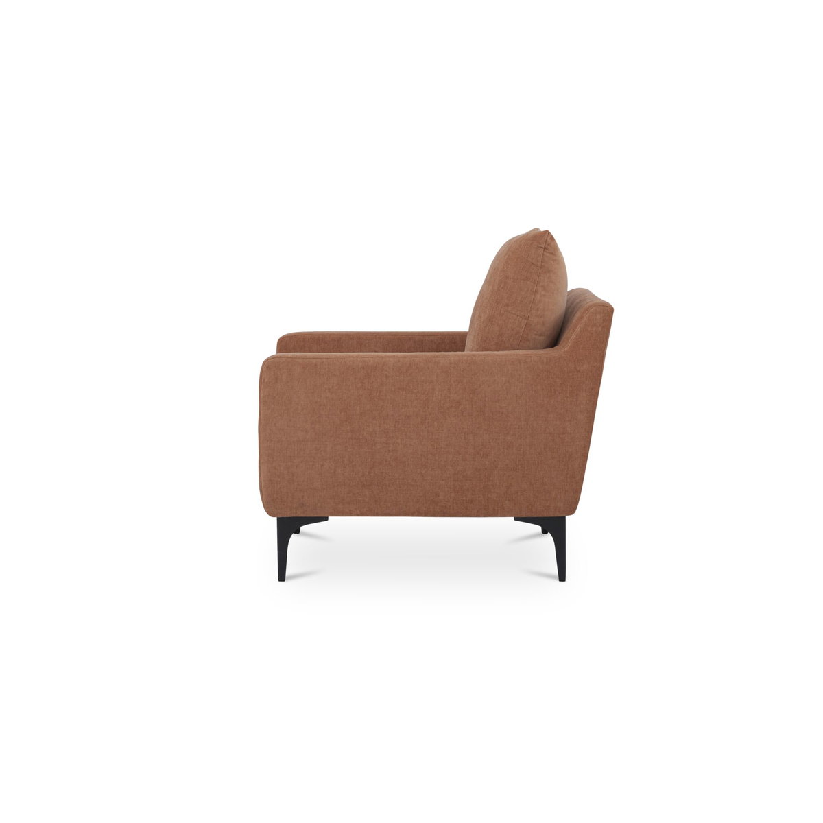 Paris Armchair Heritage Pink, Accent Chair by Moe's Home, 30.25" width x 32.5" height x 34.75" depth View 3