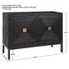 Aiken Dark Walnut 2 Door Cabinet, Cabinets & Chest by Uttermost, 43.25" width x 31.12" height x 16" depth thumbnail 3