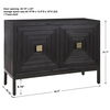 Aiken Dark Walnut 2 Door Cabinet, Furniture by Uttermost, 43.25" width x 31.12" height x 16" depth thumbnail 3