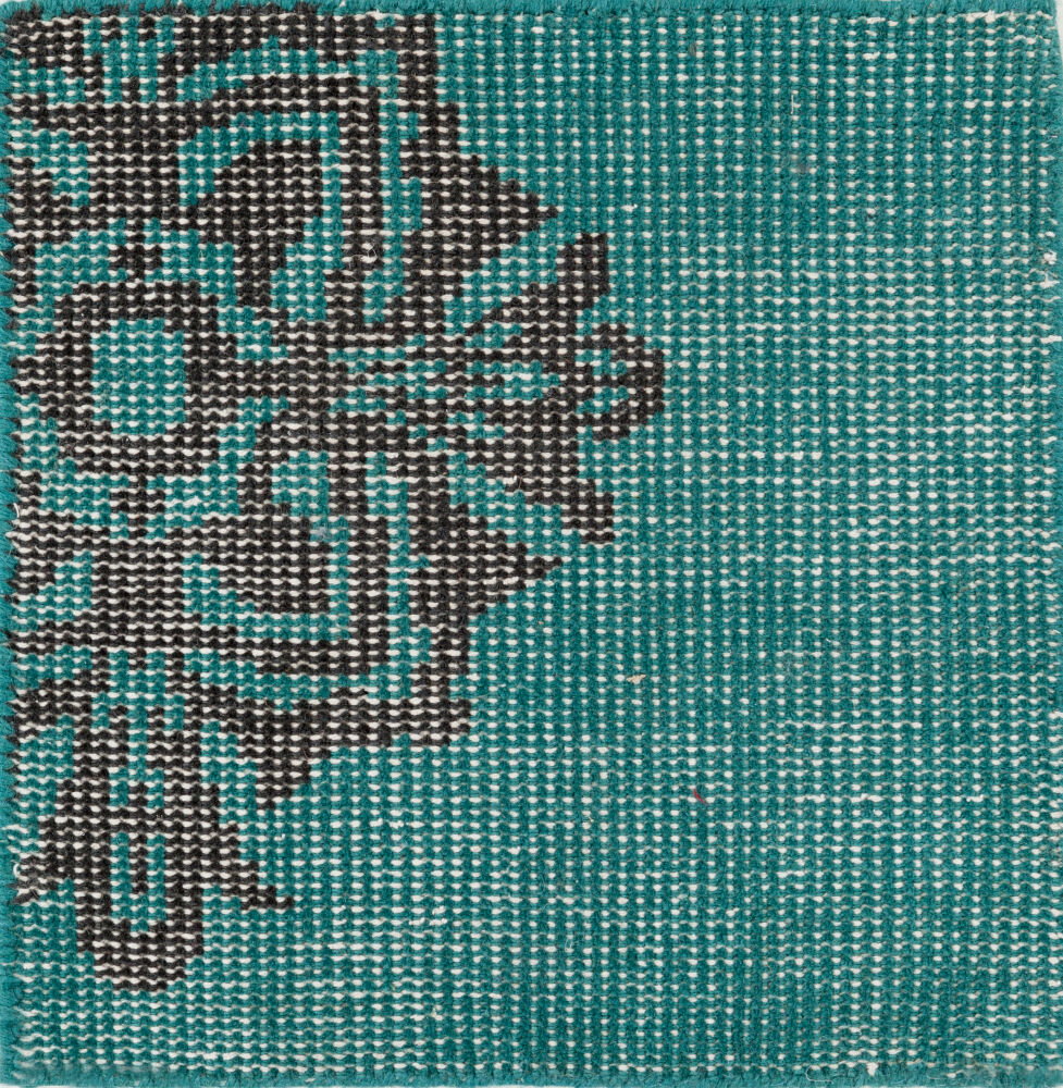 Zahra Handmade Rug, by Surya, 1'6" length x 1'6" width