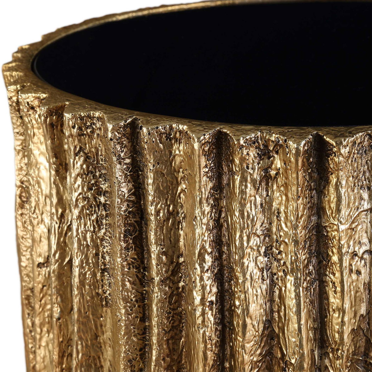 Echo Brass Drink Table, Side & End Table by Uttermost, 10.12" width x 22.5" height x 10.12" depth View 5