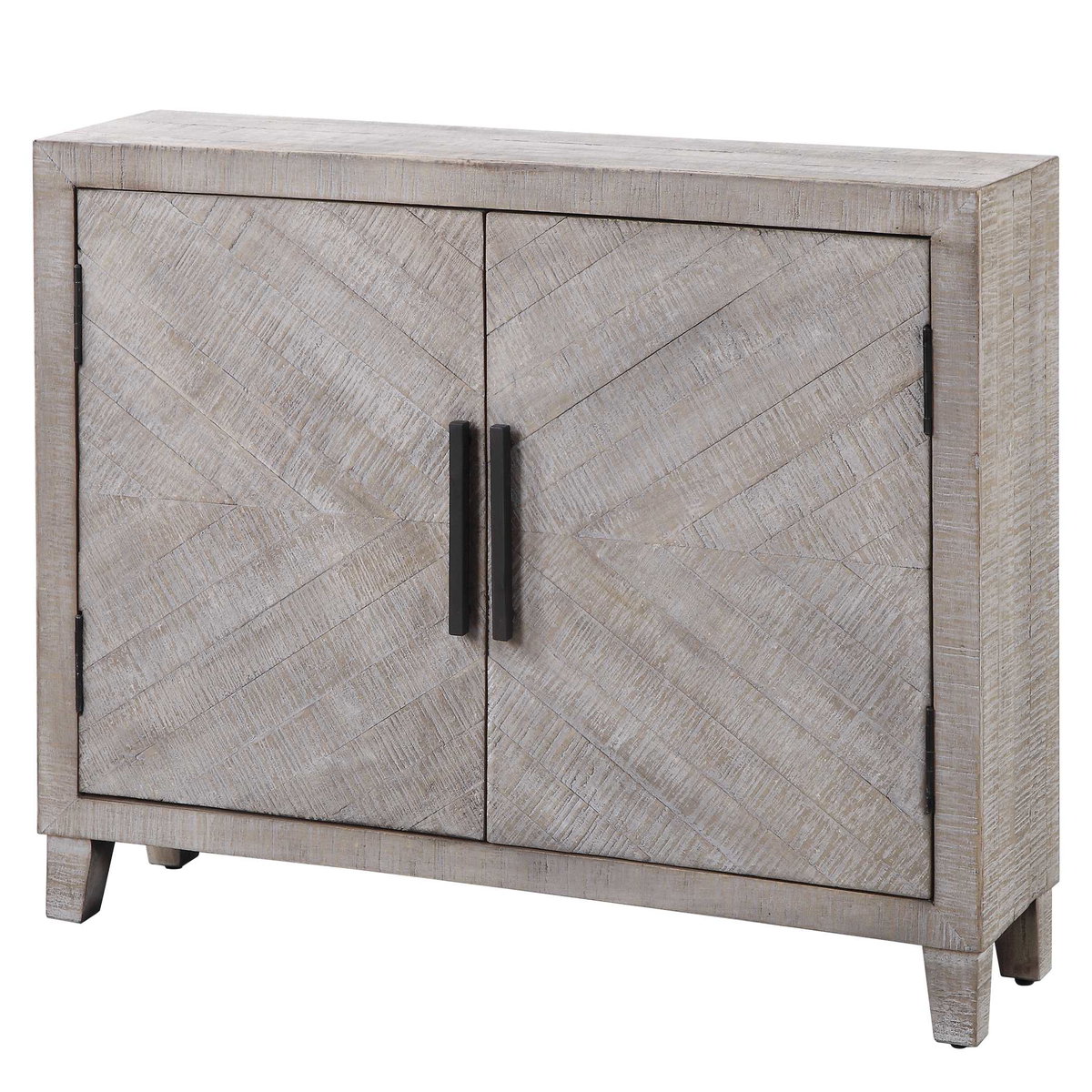 Adalind White Washed Accent Cabinet, Cabinets & Chest by Uttermost, 40" width x 31.75" height x 11" depth View 5
