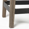 Nell Backless 26in Seat Counter Stool | Black Metal with Wood, Counter & Bar Stool by Mercana, 15" length x 15" width x 26" height thumbnail 10