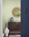 Boxwood Garden Light Green Wallpaper thumbnail 1
