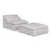 Terra Condo Ottoman Cream White, by Moe's Home, 38" width x 19" height x 38" depth thumbnail 5