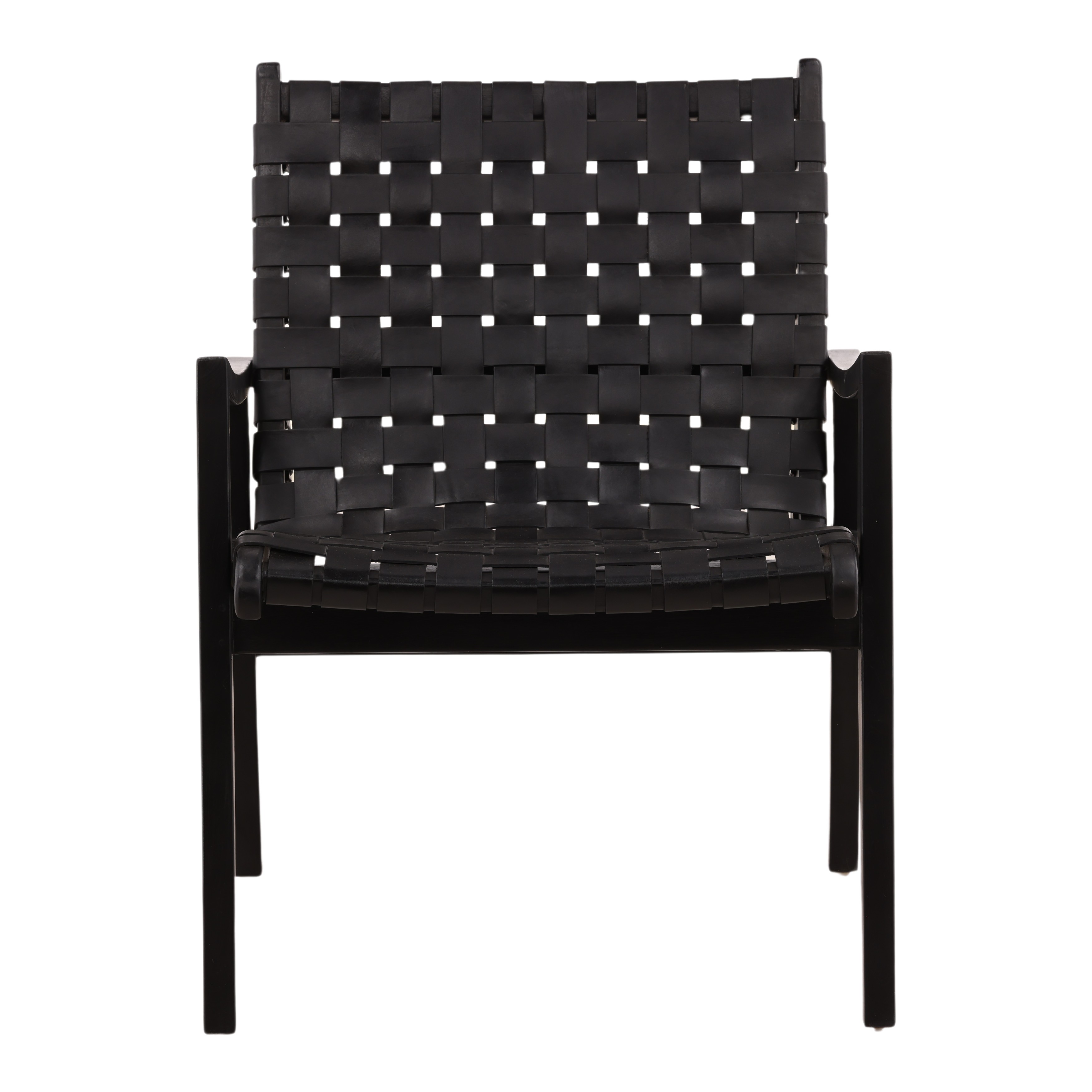 Luisa Occasional Chair Black, Accent Chair by Dovetail, 26.26" width x 33.5" height x 27.4" depth View 2