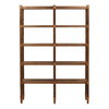 Fernandez Bookcase Brown, Shelving & Bookcase by Dovetail, 59.68" width x 85" height x 20" depth thumbnail 2