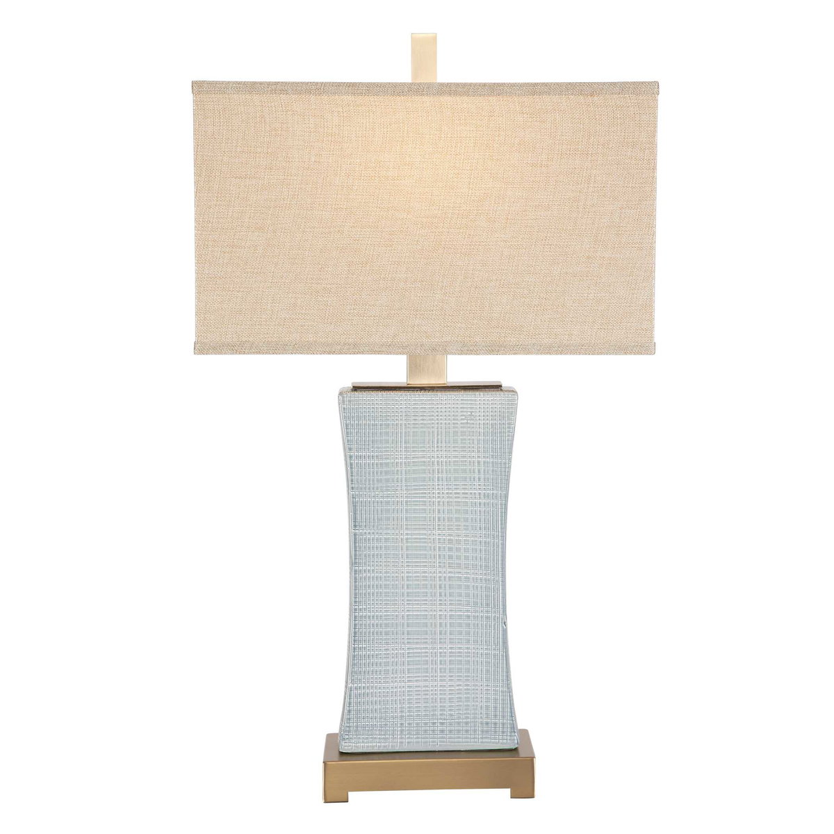 Cantarana Blue Gray Table Lamp, by Uttermost, 1'5" width x 2'5" height x 9" depth View 6